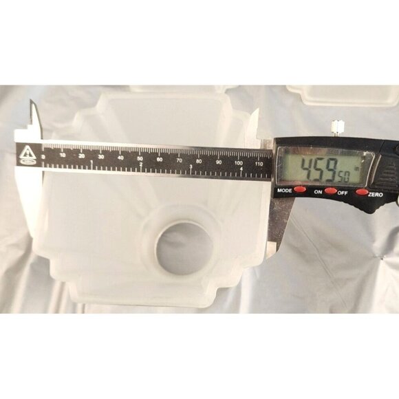 Lamp Bulb Cover, vintage frosted glass ruffled lamp shade replacement light shad - Picture 2 of 8